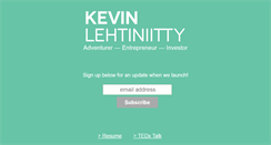 Desktop Screenshot of kevinlehtiniitty.com