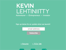 Tablet Screenshot of kevinlehtiniitty.com